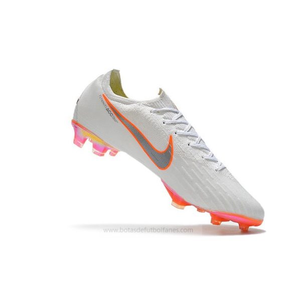 Nike Mercurial Vapor Elite FG para Mujeres Blanco Naranja